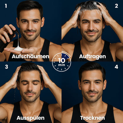Sofort färbendes Shampoo für Männer